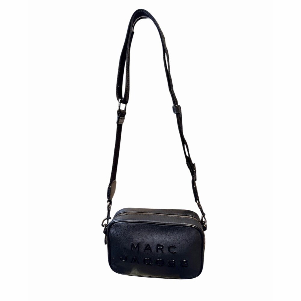 Marc Jacobs The Flash Black Camera Adjustable Crossbody Or Belt Bag Logo Strap